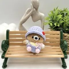 と*も様 【春限定デザイン】あみぐるみ　ぬいぐるみ　編み物 くま