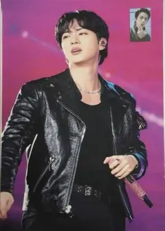 BTS JIN ジン　マスタニム　A2サイズ　ファブリックポスター　布ポスター