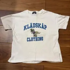 klädskåp Tシャツ 恐竜プリント ホワイト 120cmのサムネイル