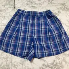 UNIQLO チェック柄 ハーフパンツ 140