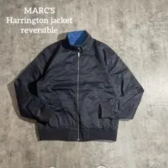 MARC’S リバーシブル ハリントンジャケットネイビー/ブルーM短丈