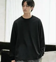 EXTRA FINE COTTON SIDE SLIT BASIC L/S