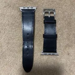 drip レザーアップルウォッチバンド42/44/45/49mm ブラック