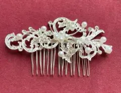 【再入荷】ヘアアクセサリー　パール　ストーン