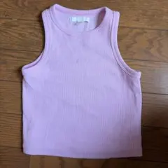 ZARA ピンク ノースリーブタンクトップのサムネイル