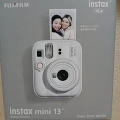新品 未使用 “チェキ” instax mini 13 人気色 クレイホワイト
