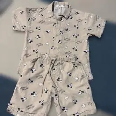 GLOBAL WORK ミッキーマウス 半袖セットアップ110