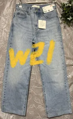 ユニクロ　jwアンダーソン　ストレートジーンズ W21
