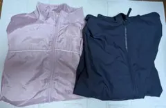 160cm 女児　ポケッタブルパーカー　ウインドブレーカー　2着