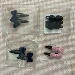 ファミリア ヘアゴムヘアピンまとめセット① （新品） 合計４セット８個入り