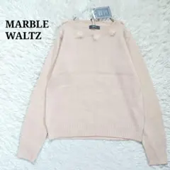 【マーブルワルツ】タグ付き♡ラクーンファーニット ぽんぽん クルーネック 通勤のサムネイル