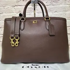 美品/現行✨コーチ レガシー キャリーオール 2way シボ革 ショルダーバッグ