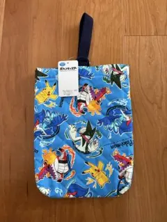 新品 タグ付き ポケモン 上履き入れ 小学生 男の子 入学準備