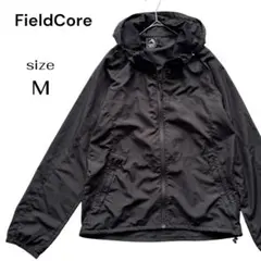 ワークマン FieldCore 撥水 マウンテンパーカー ブラック 黒 M