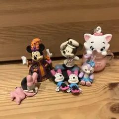ディズニー フィギュアセット マリーちゃん ミッキー ミニー おしゃれキャット