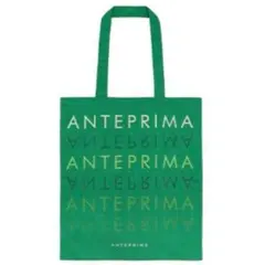 【値下げ中】ANTEPRIMA　ロゴ　エコバッグ　緑　未開封　非売品のサムネイル