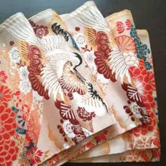 袋帯 熨斗 鶴 七宝 花菱 金糸 フォーマル 着物 052b - メルカリ
