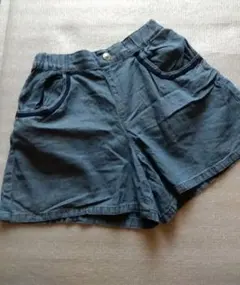 140サイズ ダークブルー ハーフパンツ