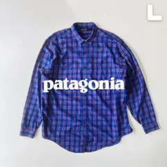 Patagonia 80s フランネルチェックシャツ ポルトガル製 L