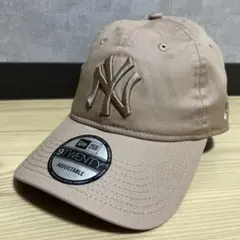 ニューエラ　NEW ERA NY ニューヨークヤンキース ピンクベージュ