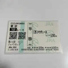 2026年最新】ジャパンカップ 馬券の人気アイテム - メルカリ