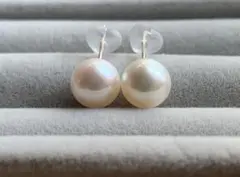 無核淡水パール　スタッドピアス　(7〜7.5mm)