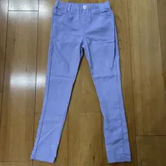 紫色 長ズボン ストレッチ　140サイズ
