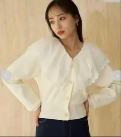 2026年最新】レースカラーニットプルオーバー snidelの人気アイテム