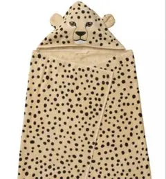 新品　IKEA フード付きバスタオル チーター　BLAVINGADのサムネイル