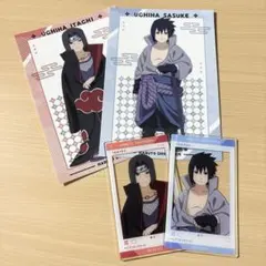 NARUTO 小さくなっちゃった アクリルイラスト ポストカード イタチ サスケ