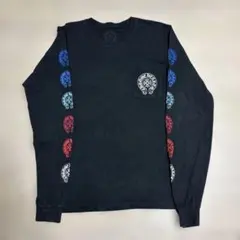 【新品未使用】クロムハーツ　マルチカラー　ロングスリーブ　XL CHROME HEARTSクロムハーツマルチカラーセメタリークロスロング
