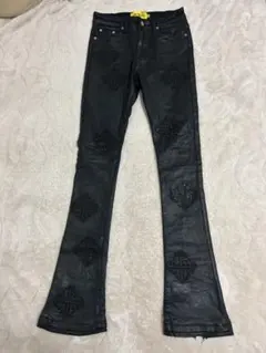 GUAPI PREMIUM ブラック ブーツカットデニム