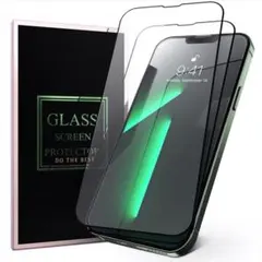 64-45 【2枚セット】iPhone 13 Promax 用 ガラスフィルム