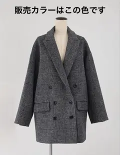 FORME ジャケットコートBLACK MIX グレー