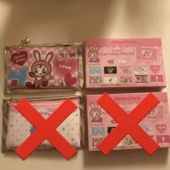 メゾピアノ シークレットフラットミニポーチ べリエちゃんのサムネイル