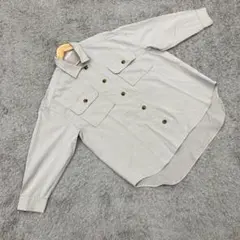 ✨コンティニューデナイスクラップ✨長袖シャツ♡ブラウス♡ゆったり♡グレー(F)