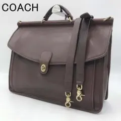 COACH コーチ ビジネスバッグ ブリーフケース レザー 2way 5266