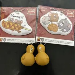 トムとジェリー PVCキーホルダー 2個とガチャガチャ2個セット