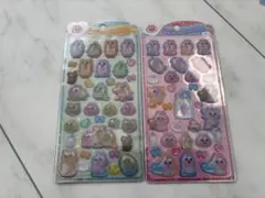 新品　正規品　おぱんちゅうさぎ　うるちゅるポップシール　2点セット