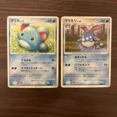 ポケモンカード マリル LV.12 マリルリ LV.35 2枚セット