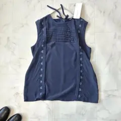 JEAN COLONNA】 ステッチデザイン 半袖トップス ブラック 40 - メルカリ