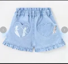 しまむら Ricca ricca アナ雪 キッズ デニムショートパンツ 100