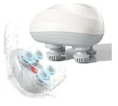 電動頭皮ブラシ 乾湿両用 3D振動 頭皮ブラシ