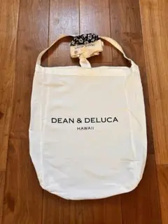 【ハワイ限定】DEAN & DELUCA トート折りたたみ可／エコバッグ