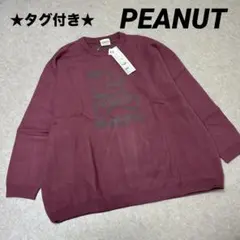 ★タグ付き・未使用★PEANUT ピーナッツ スヌーピー ジャカードニット LL