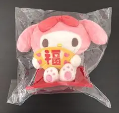 サンリオキャラクターズ　ハッピーマスコット 招福扇子(マイメロ)Ver.