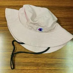 最終値下Champion ピンクハット 54cm あご紐付き