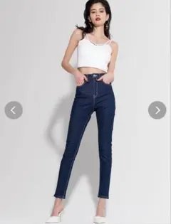 ワンウォッシュハイウエストパンツ　GYDA