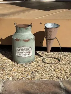 楽天市場】【最大2,000円クーポン】ガーデニング雑貨 ミルク缶 ブリキ