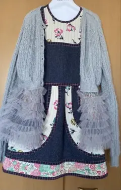 タグ付き未使用　red valentino パッチワーク　ワンピース